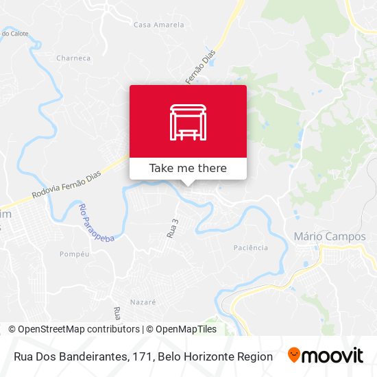 Rua Dos Bandeirantes, 171 map