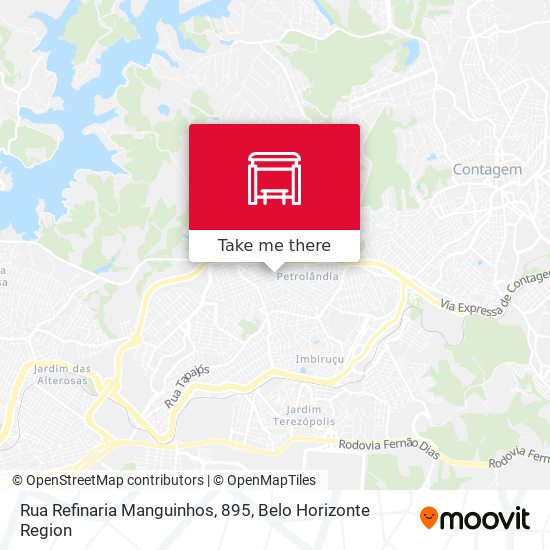 Rua Refinaria Manguinhos, 895 map