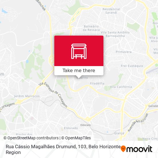 Rua Cássio Magalhães Drumund, 103 map