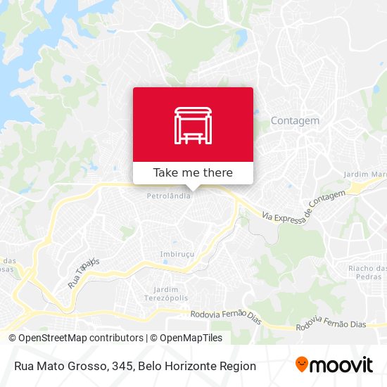 Rua Mato Grosso, 345 map