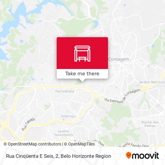 Rua Cinqüenta E Seis, 2 map