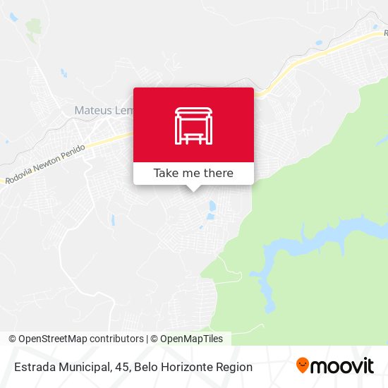 Estrada Municipal, 45 map