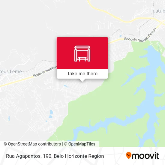 Rua Agapantos, 190 map