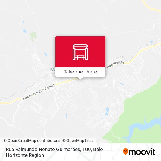 Rua Raimundo Nonato Guimarães, 100 map