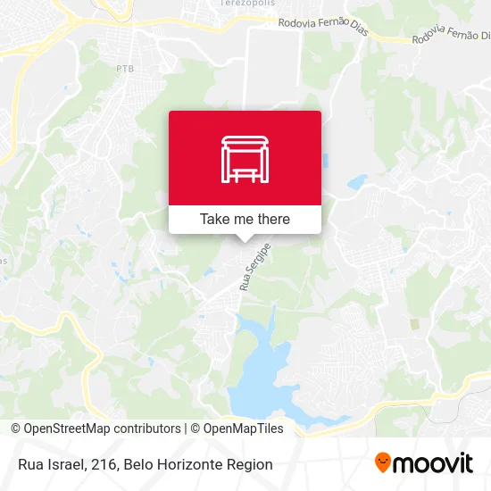 Rua Israel, 216 map