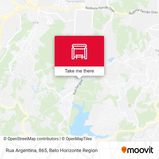 Rua Argentina, 865 map