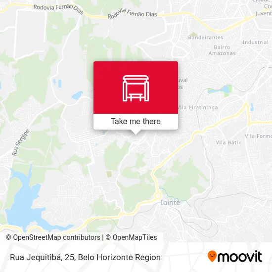 Rua Jequitibá, 25 map