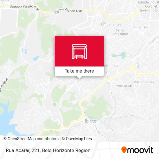 Rua Acaraí, 221 map