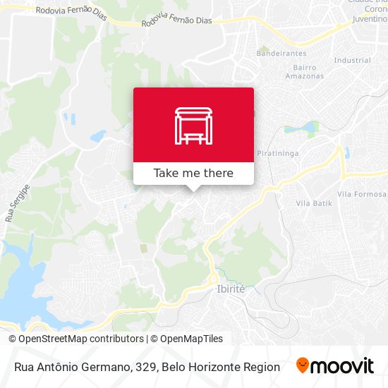 Rua Antônio Germano, 329 map