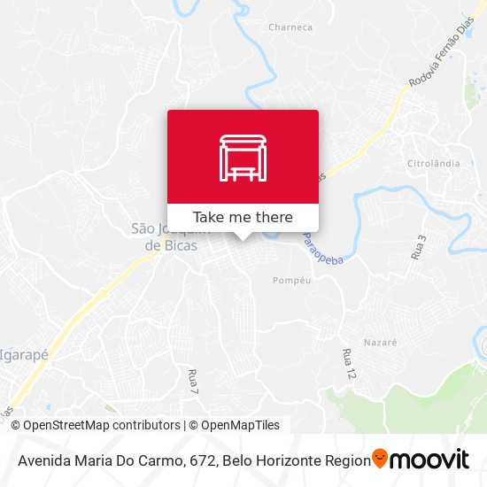 Avenida Maria Do Carmo, 672 map