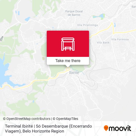 Terminal Ibirité | Só Desembarque (Encerrando Viagem) map