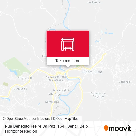 Rua Benedito Freire Da Paz, 164 | Senai map