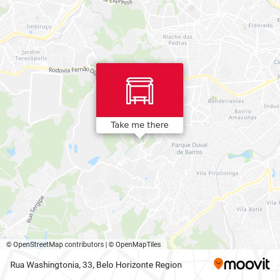 Rua Washingtonia, 33 map