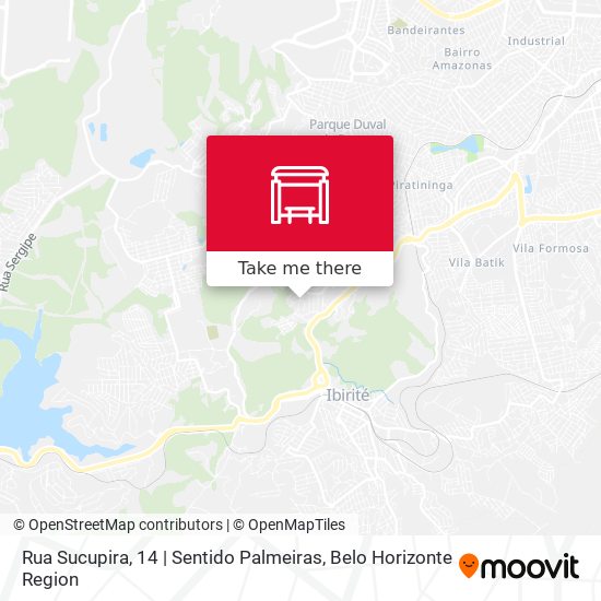 Rua Sucupira, 14 | Sentido Palmeiras map