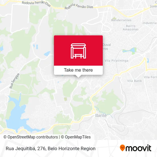 Rua Jequitibá, 276 map