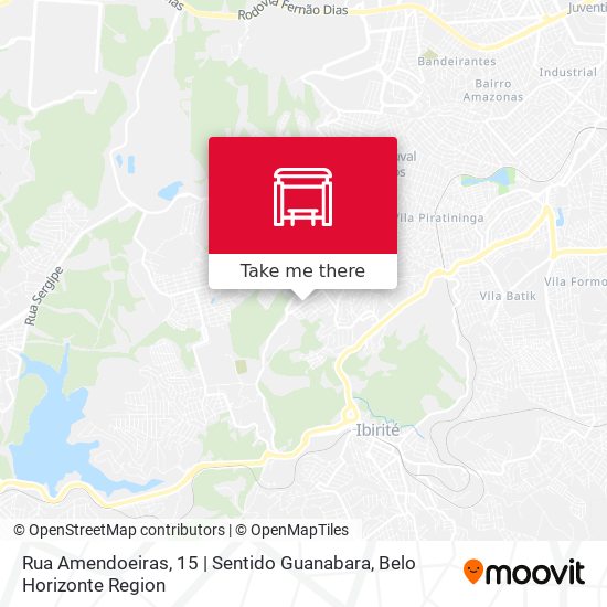 Rua Amendoeiras, 15 | Sentido Guanabara map