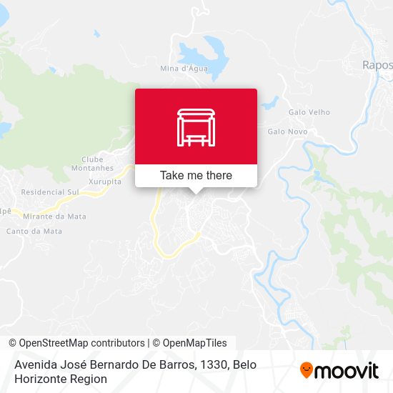 Avenida José Bernardo De Barros, 1330 map