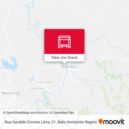 Rua Geraldo Gomes Lima, 21 map