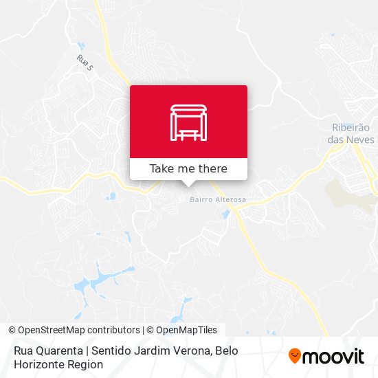 Rua Quarenta | Sentido Jardim Verona map