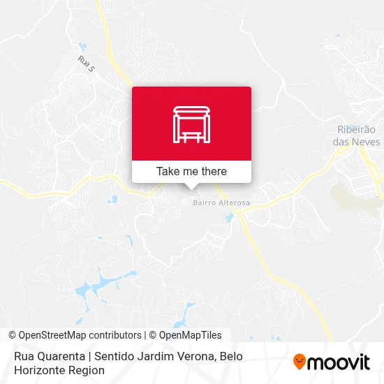 Rua Quarenta | Sentido Jardim Verona map