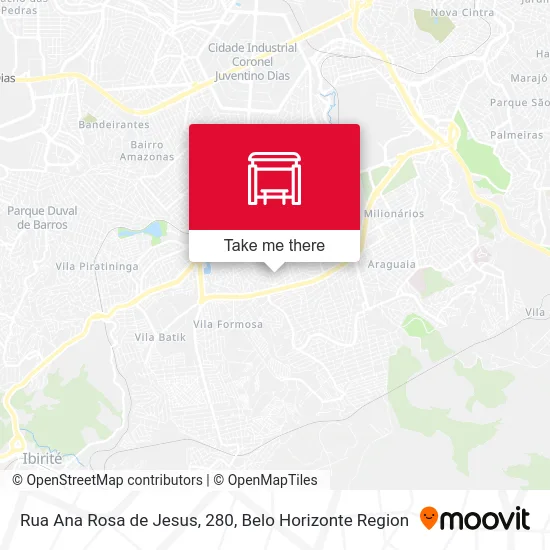 Rua Ana Rosa de Jesus, 280 map