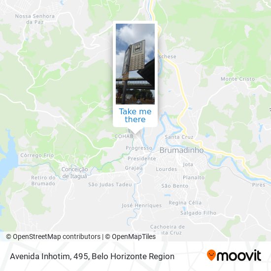 Avenida Inhotim, 495 map