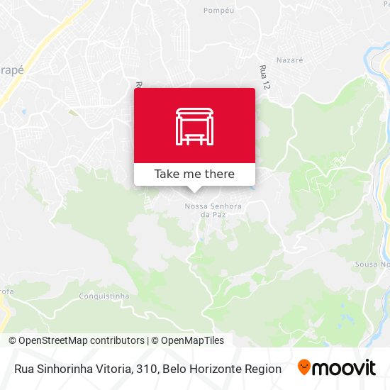 Rua Sinhorinha Vitoria, 310 map