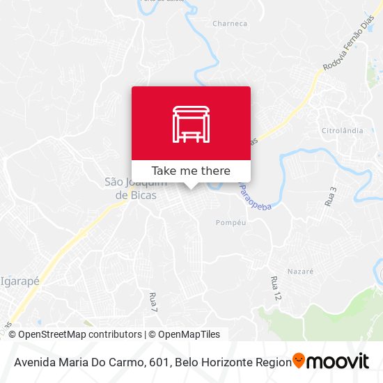 Avenida Maria Do Carmo, 601 map