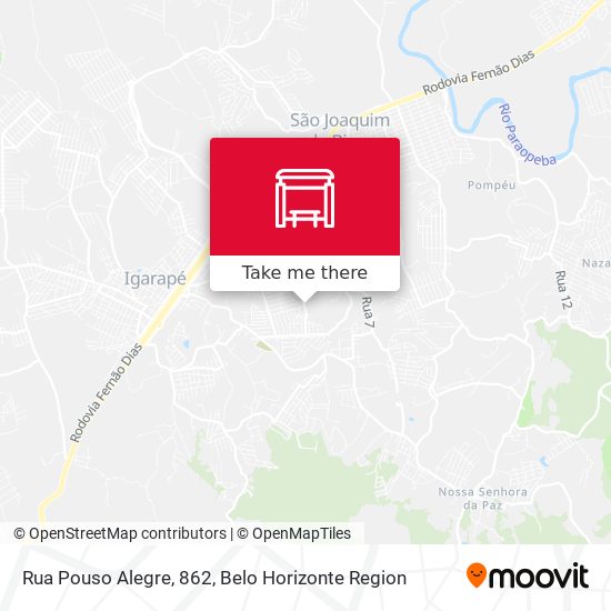 Rua Pouso Alegre, 862 map