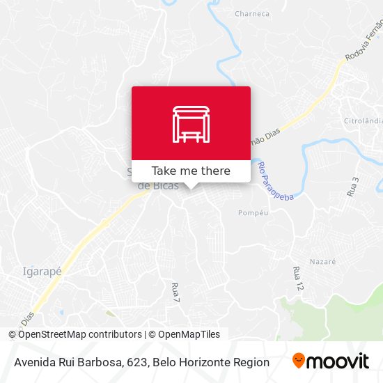 Avenida Rui Barbosa, 623 map