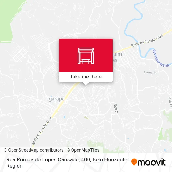 Rua Romualdo Lopes Cansado, 400 map