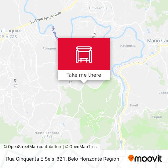 Rua Cinquenta E Seis, 321 map