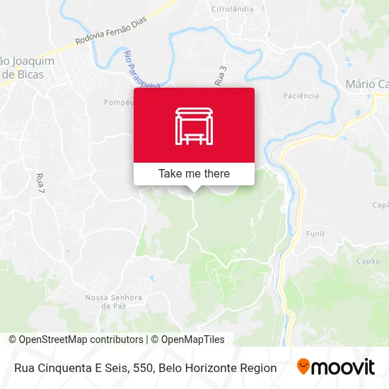 Rua Cinquenta E Seis, 550 map