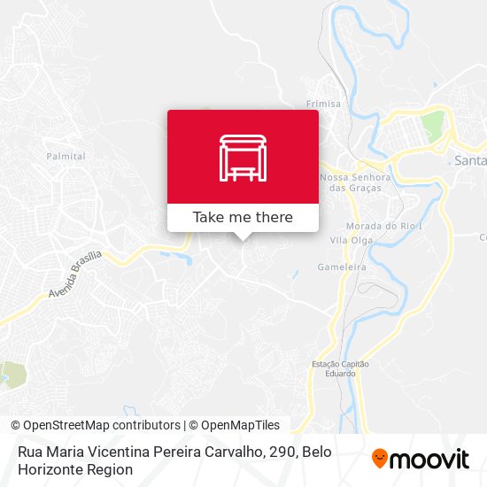 Rua Maria Vicentina Pereira Carvalho, 290 map