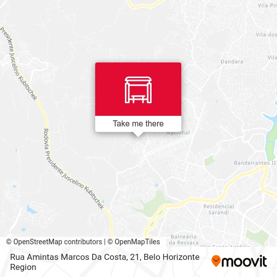 Rua Amintas Marcos Da Costa, 21 map