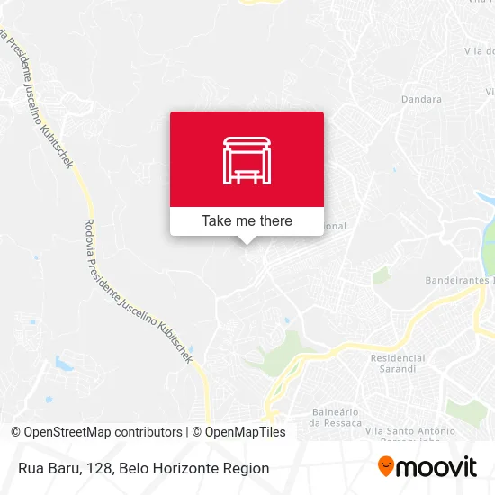 Rua Baru, 128 map