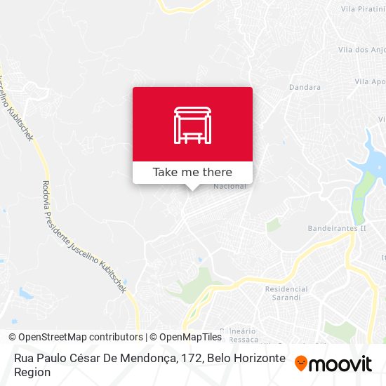 Rua Paulo César De Mendonça, 172 map