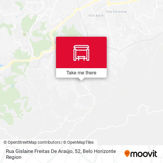 Rua Gislaine Freitas De Araújo, 52 map