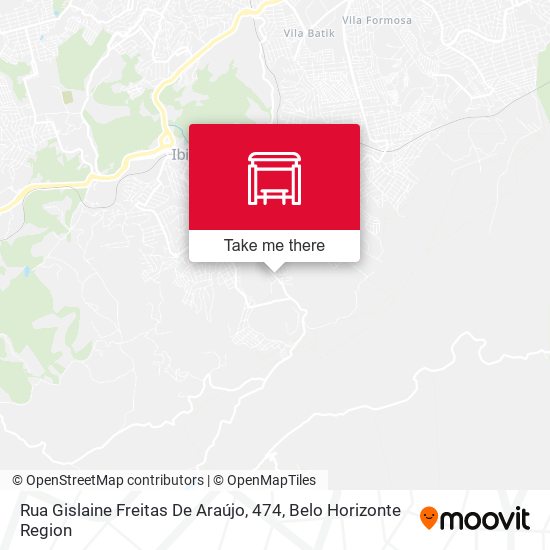 Rua Gislaine Freitas De Araújo, 474 map