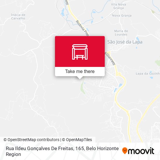 Rua Ildeu Gonçalves De Freitas, 165 map