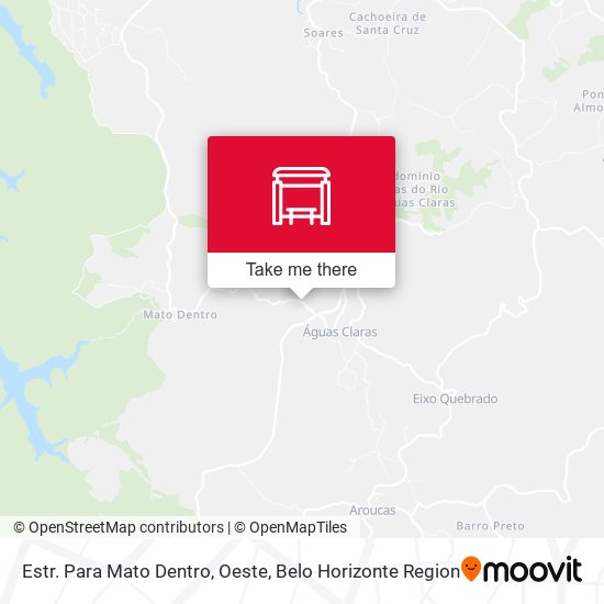 Estr. Para Mato Dentro, Oeste map
