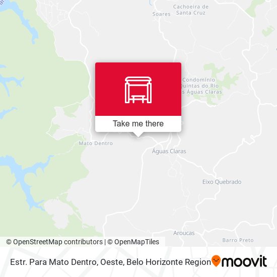 Estr. Para Mato Dentro, Oeste map