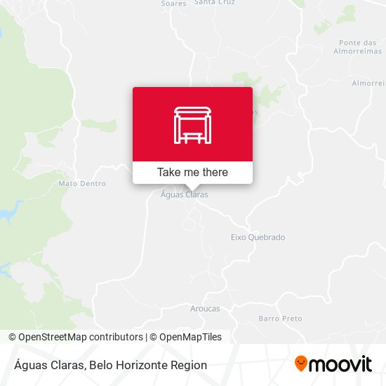 Águas Claras map