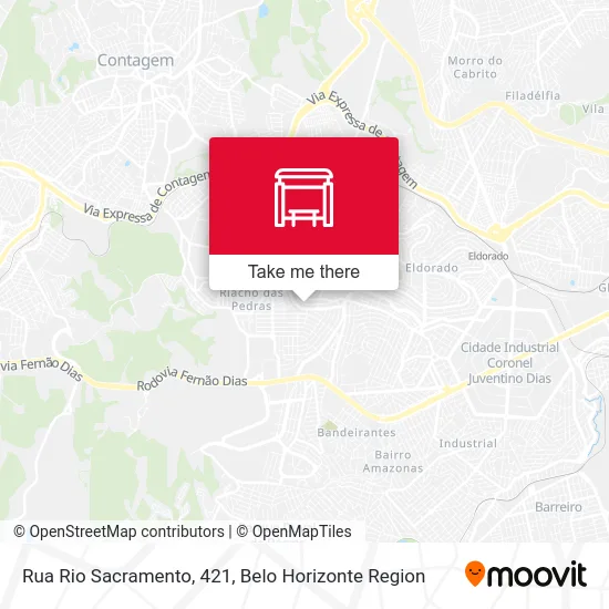 Rua Rio Sacramento, 421 map