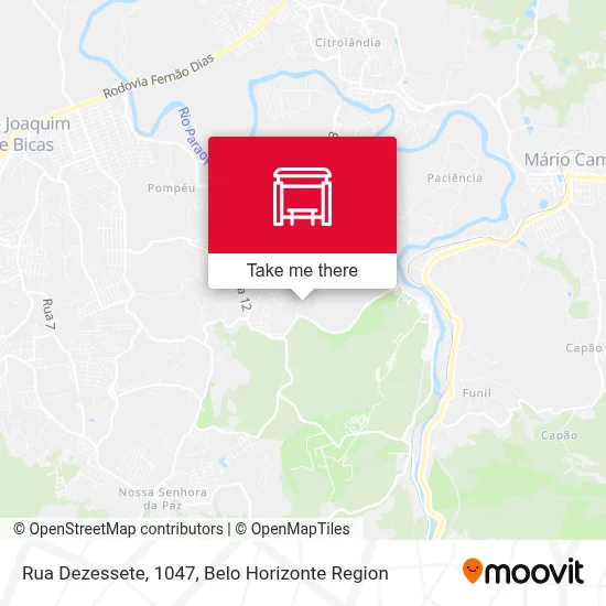 Rua Dezessete, 1047 map