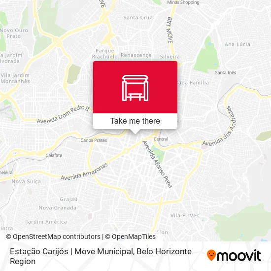Estação Carijós | Move Municipal map