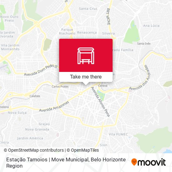 Estação Tamoios | Move Municipal map