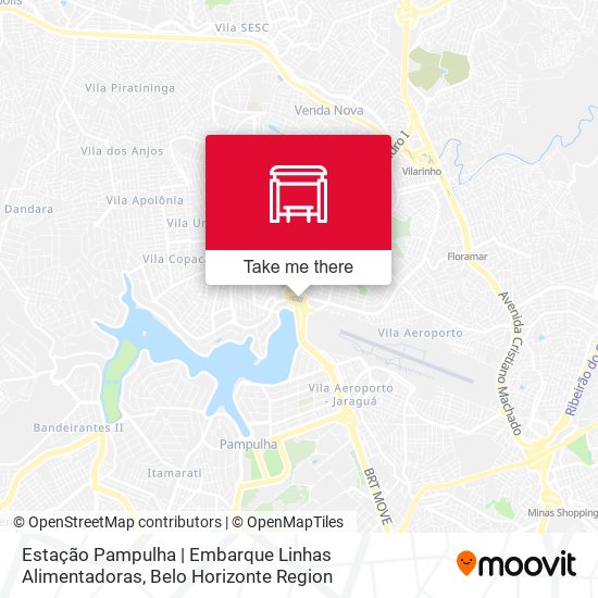 Estação Pampulha | Embarque Linhas Alimentadoras map
