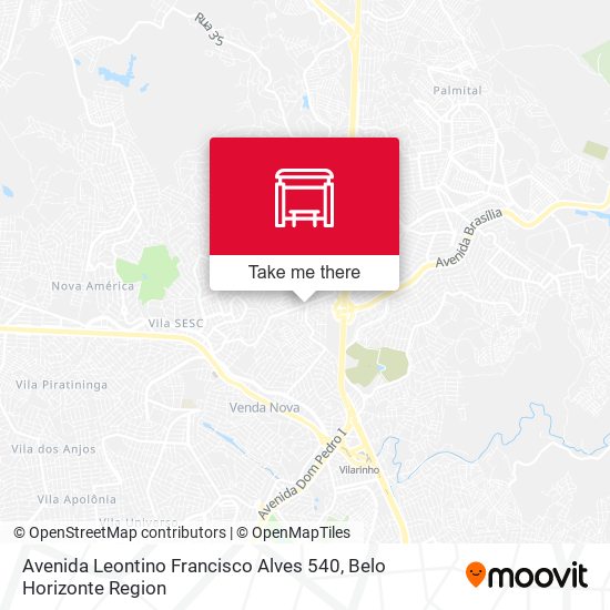 Avenida Leontino Francisco Alves 540 map