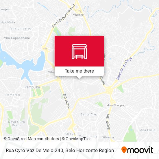 Rua Cyro Vaz De Melo 240 map